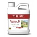 Wholistic Pet Organics Wholistic Pet Organics ESTWP33 128 oz Equine Flax Seed Oil for Skin & Coat Support ESTWP33